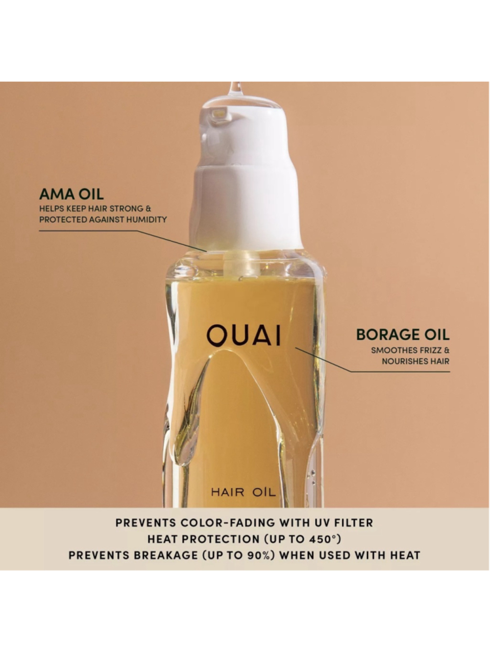 OUAI Hair Styling Oil .17 fl oz - Picture 2 of 6